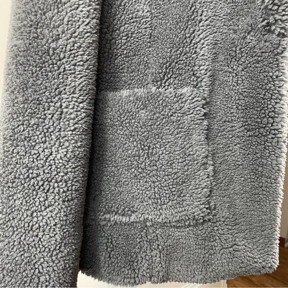 Sebby Collection Grey Teddy Sherpa Fleece NWT. SZ:S. - Picture 4 of 15